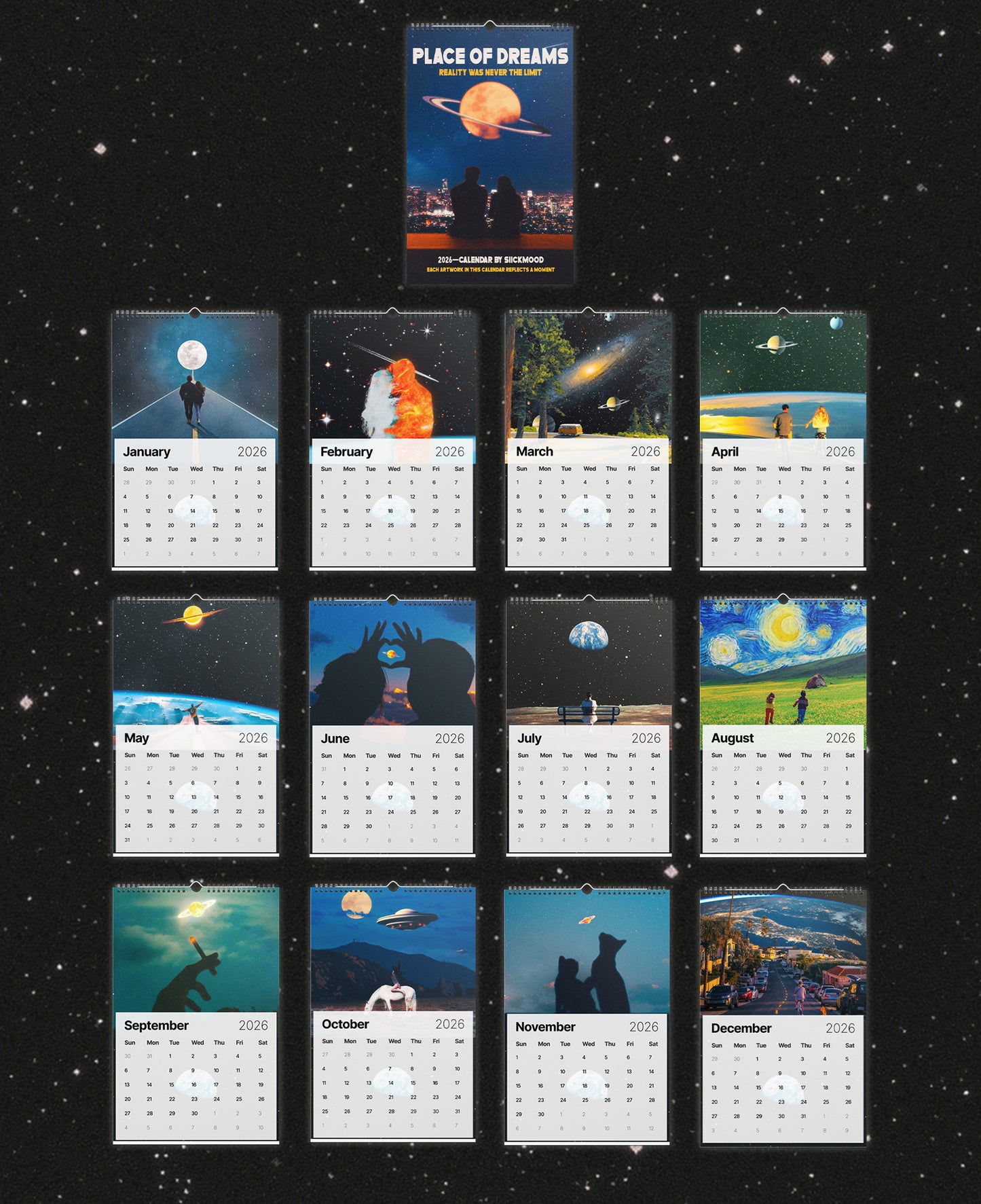 Place of Dreams Wall calendar (2026)